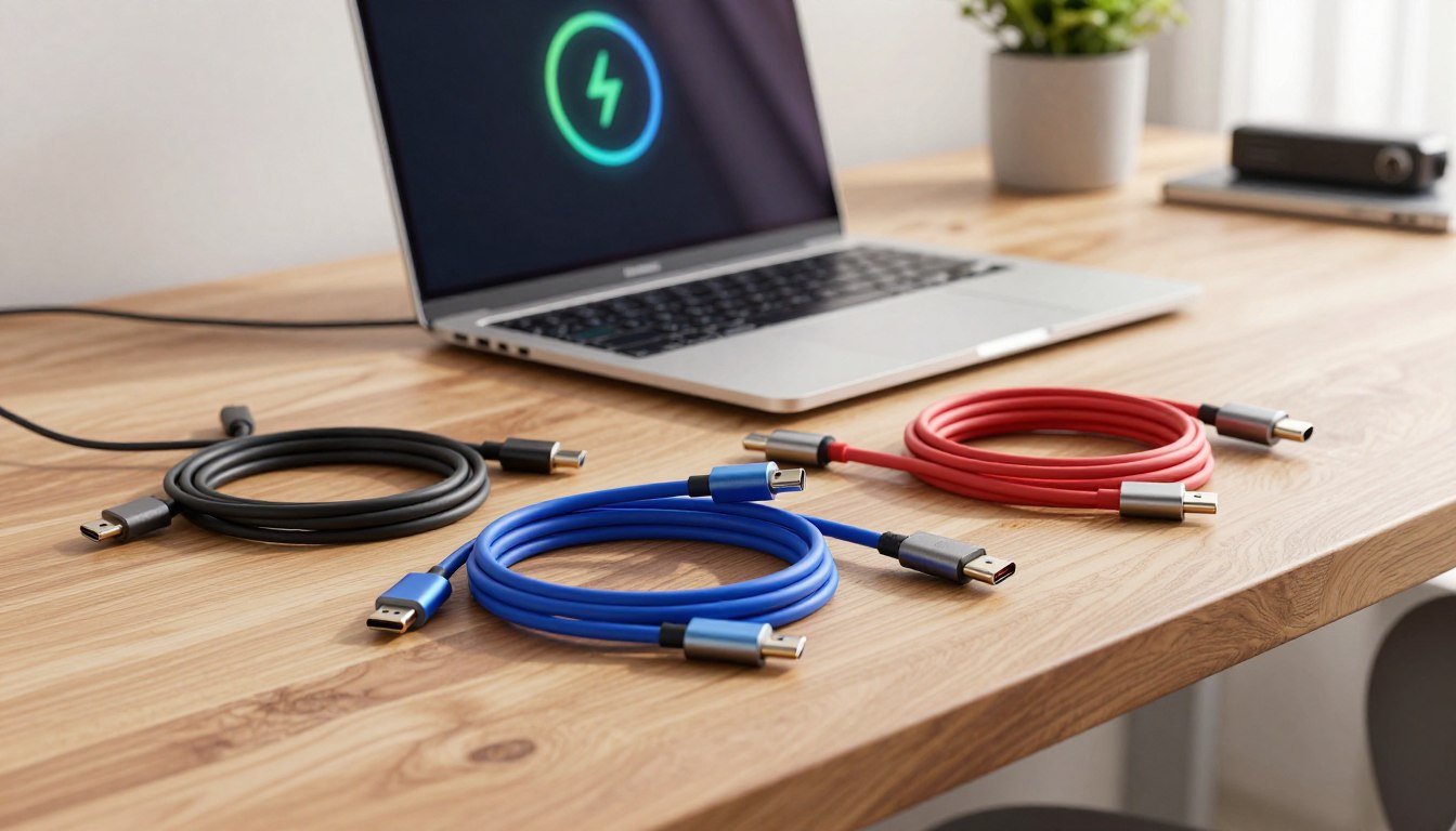 Cabos USB-C de alta velocidade