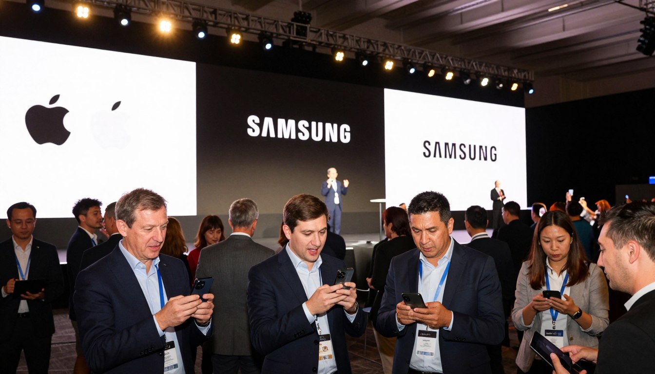 Cobertura evento Apple e Samsung